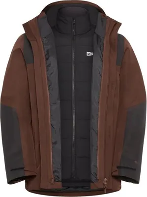 Produktbild von Jack Wolfskin Herren Jasper 3in1 Jacke hot choc M