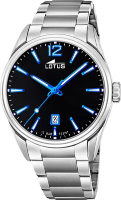 Produktbild von Lotus Armbanduhr Date Minimalist Black - Blue