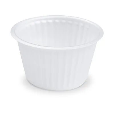Produktbild von 50x Thermobehälter rund | geschäumt aus XPS weiß 500 ml