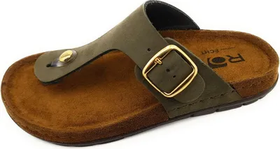 Imagen del producto de Rohde Rodigo: Zapatos para hombre, zapatillas de estar por casa, sandalias, color verde, para uso diario