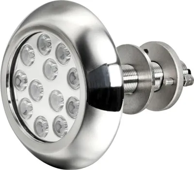 Immagine prodotto di Lampada LED subacquea 12×3W blu, acciaio AISI 316, IP68 Osculati 13.299.00