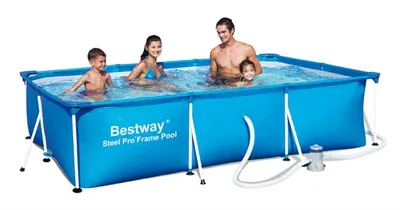 Immagine prodotto di Bestway Steel Pro Pool Set 300x201x66cm piscina con struttura in acciaio e filtro pompa