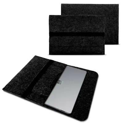 Produktbild von Sleeve Hülle Microsoft Surface Book 2 13.5 Zoll Notebook Tasche Filz Cover CaseFarbe:Dunkelgrau