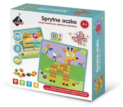 Obrázok produktu pre Askato Genialny Dzieciak Układanka Edukacyjna Kreatywna dla 3 Latków