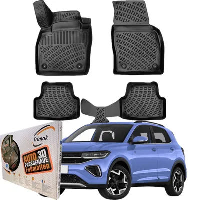 Produktbild von VW T-Cross (2018 - 2023) Autofußmatten Auto Gummimatten