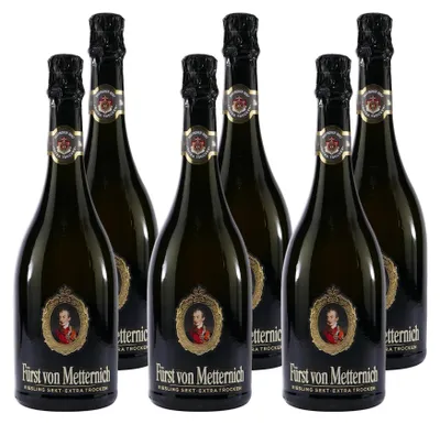 Obrázok produktu pre Fürst von Metternich Riesling šumivé víno -extra suché- (6 x 0,75L)