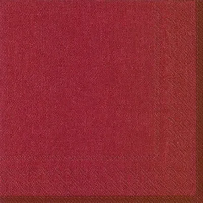 Produktbild von Servietten 25x25 cm - LINEN red