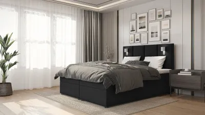 Obrázek produktu pro Americká postel ANDY - 180x200, černá