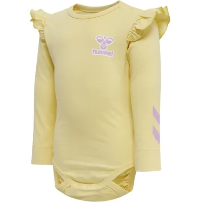 Produktbild von hummel hmlMIRABEL langarm Baby-Body pale banana 68