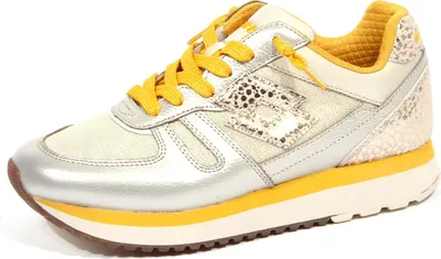 Zdjęcie produktu dla 1281J sneaker donna gold LOTTO LEGGENDA TOKYO WEDGE METAL but kobieta