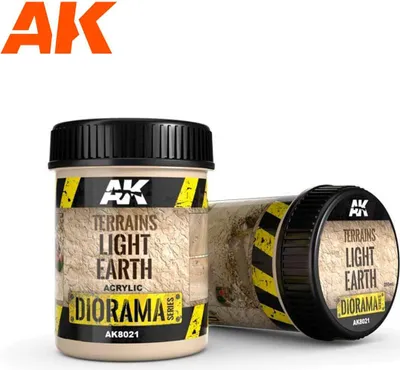 Produktbild von AK Interactive S.L. AK-8021 TERRAINS LIGHT EARTH
