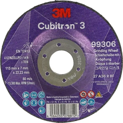 Produktbild von 3M CUBITRON Schruppscheibe 3 115x7mm 36+