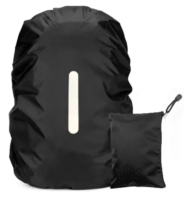 Produktbild von Regenschutz für Rucksäcke, Regenhülle für Rucksäcke, Größe XS (20-30 Liter), Schwarz