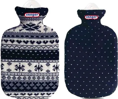 Immagine prodotto di Borsa dell'acqua calda Cantante con rivestimento in maglia Norvegese