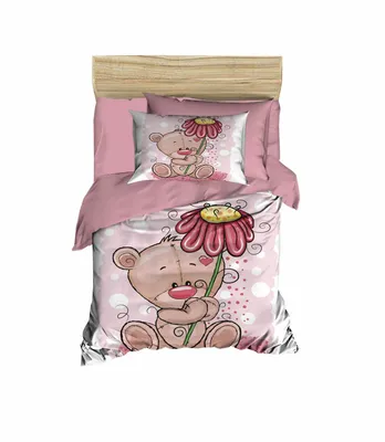 Image de L'Essentiel Linge de Maison, PH119, Baby-Bettbezug-Set, Rosa, 100 x 150 cm