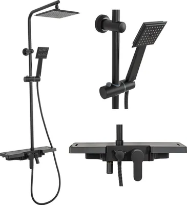 Obrázok produktu pre Sprchový set Rea BRAVO Black