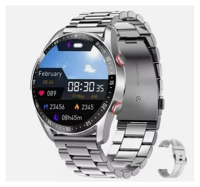 Produktbild von 2025 Smartwatch für Herren, wasserdicht, Bluetooth, kompatibel mit iPhone, Android und Samsung