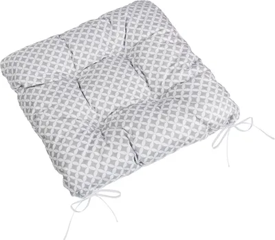 Immagine prodotto di Cuscino trapuntato Adéla - 40x40 cm - Grigio,Bianco