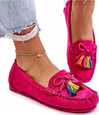 Produktbild von Damen Mokassins Slip On Loafer Ballerina Slipper Halbschuhe Amiro Rosa Gr.39