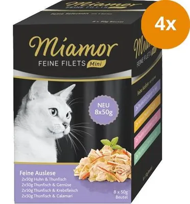 Image de Miamor Filets fins Mini Multibox Sélection fine 8x50g