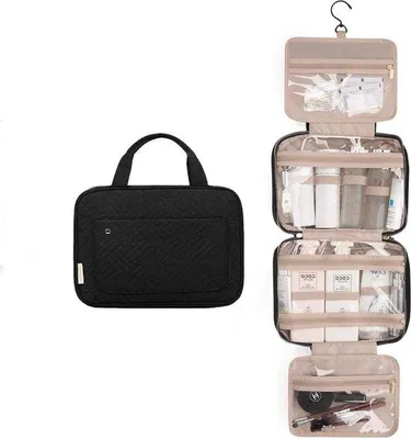 Produktbild von Famanu Kosmetiktasche Groß für Reisen - Organizer mit 4 Fächern