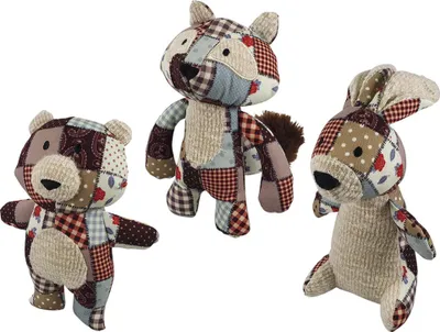 Produktbild von Nobby Hundespielzeug Plüschtier Patchwork