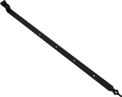 Produktbild von Ladenband Schwarz 120 cm Gebogen Rustikale Spitze - Pro Stück