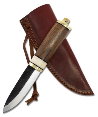 Produktbild von Wikinger Messer Gotland mit Lederscheide Ess- und Gebrauchsmesser