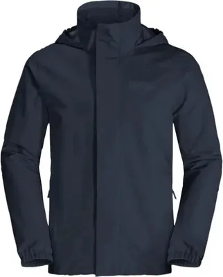 Produktbild von Jack Wolfskin Stormy Point Regenmantel Herren Dunkelblau - Größe XXXL