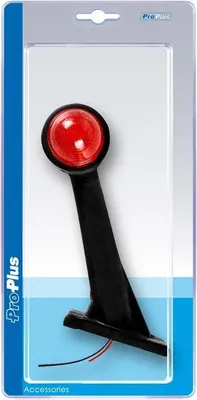 Produktbild von Umrissleuchte rot/weiß 160mm schräg im Blister