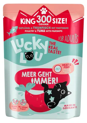 Produktbild von Lucky Lou Lifestage Adult Geflügel & Thunfisch 6x 300 g
