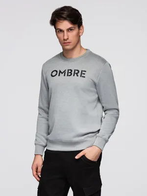 Produktbild von Klassische Herren-Hoodie mit Aufdruck - Grau Melange XL