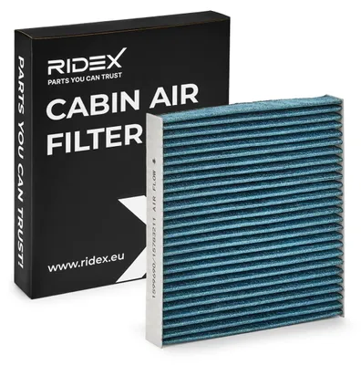Produktbild von RIDEX 424I0528 Innenraumfilter Pollenfilter für MITSUBISHI ASX (GAW) OUTLANDER III (GGW, GFW, ZJ) Outlander II SUV (CWW) PAJERO IV (V8W, V9W)