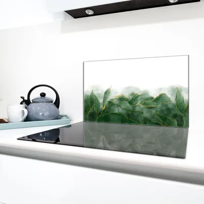 Imagen del producto de Protector de vitrocerámica para cocina, 90x52 cm, diseño de hojas
