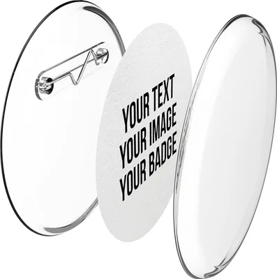 Produktbild von Selbst Buttons machen 56 mm - 10 Stück mit Nadelsteckern und Buttonpapier