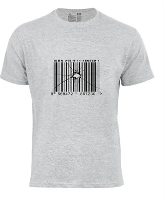 Produktbild von Cotton Prime® T-Shirt Barcode - Out of Order M Grau