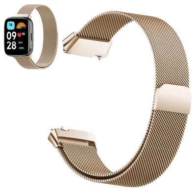 Zdjęcie produktu dla Pasek / bransoleta ChronSmarta do smartwatch'a Xiaomi Redmi Watch 3 Active (Różowo-złoty)