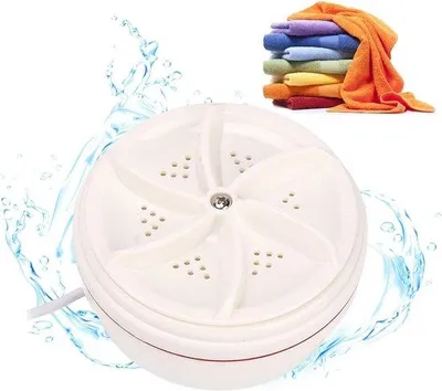 Image de Mini-machine à laver manuelle 18 W pour le linge, les serviettes, les sous-vêtements et les chaussettes