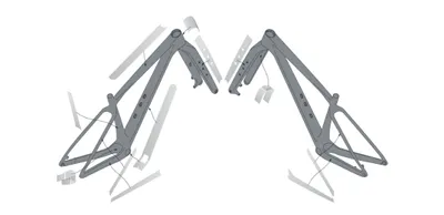 Produktbild von Syncros Scale 23 Carbon Rahmenschutz Silber Silber One Size