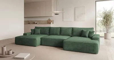 Obrázok produktu pre Veľká sedacia súprava do U AVYRA - khaki