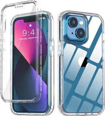 Obrázek produktu pro iPhone 13 Full Cover silikonové 6,1" TPU 360° průhledné ochranné pouzdro