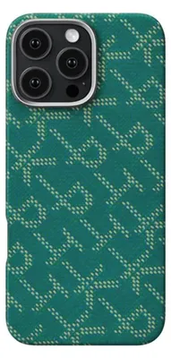 Obrázok produktu pre Pitaka KI1601PTK, Ochranný obal, Apple, iPhone 16 Pro, 16 cm (6.3"), Zlato, Zelená