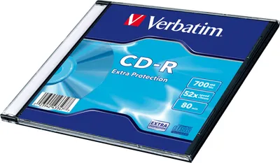 Produktbild von Verbatim CD-R DataLife 43347 700MB CD-R 52x slim box 1-pack
