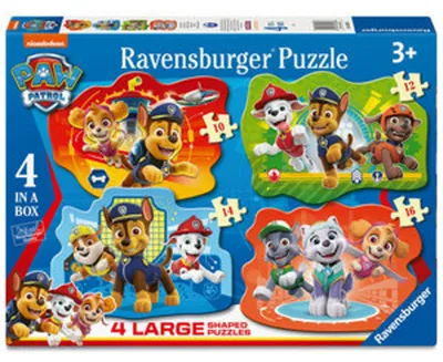 Produktbild von Kinderpuzzle 10, 12, 14, 16 Teile - Paw Patrol - Helden mit Fell