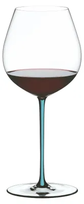 Imagen del producto de Riedel, copa de vino Pinot Noir, colección FATTO A MANO, color turquesa, 1 unidad, código de producto: 490000T07
