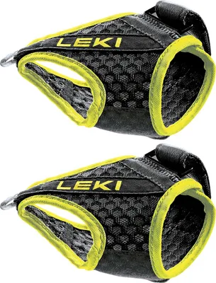 Produktbild von LEKI Nordic Walking Cross Trail Schlaufe Black Neongelb Gr.S-M-L (1 Paar)