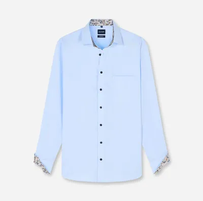 Produktbild von OLYMP Luxor comfort fit overhemd, twill, lichtblauw
