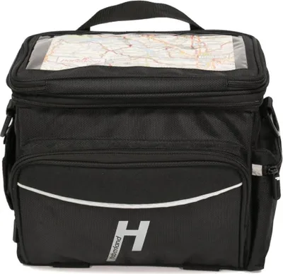 Immagine prodotto di Borsa da manubrio Haberland 10 l Max Plus nera - capiente borsa da manubrio con sistema KLIC...