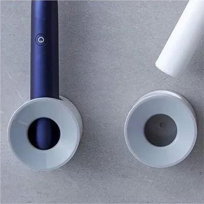 Produktbild von Imama Universal Electric Zahnbürstenhalter, grau, 2 Packungen, starke Dusche der Kleberwand, räumlich sparende, organisierte Badezimmer