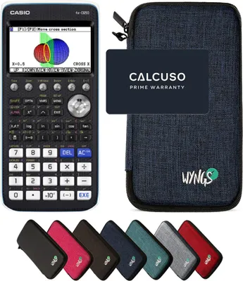Produktbild von Casio fx-CG50 inkl. WYNGS Schutztasche Blau - Grafikrechner - Basic Set